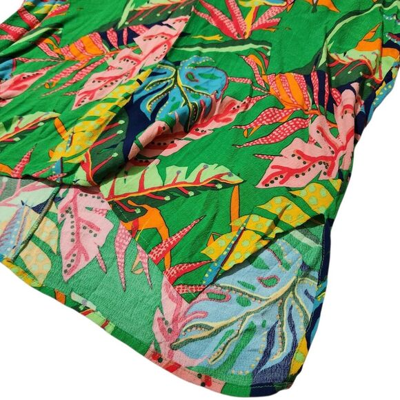 Karlie Top For Women Size Small Tropical Hawaiian Shirt Relax Fit - Picture 7 of 12